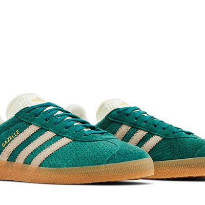 adidas Gazelle Collegiate Green Wonder Beige Gold Metallic