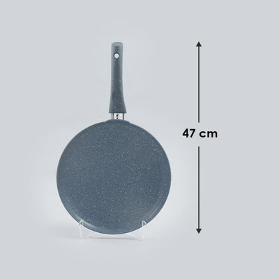 Wonderchef Renewed Granite 28cm Non-Stick Dosa Tawa