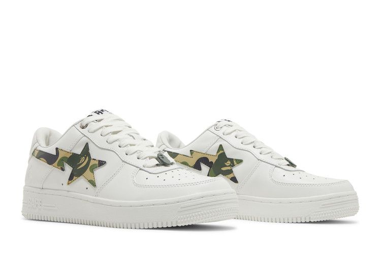 A Bathing Ape Bape Sta Low ABC Camo White Green (2022)