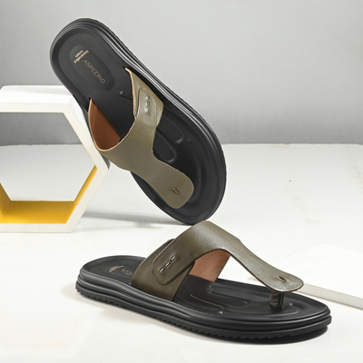 Comet Leather Slippers by Aspeerio