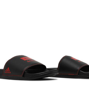 adidas Adilette Comfort Slides 424 Arsenal FC Black Scarlet