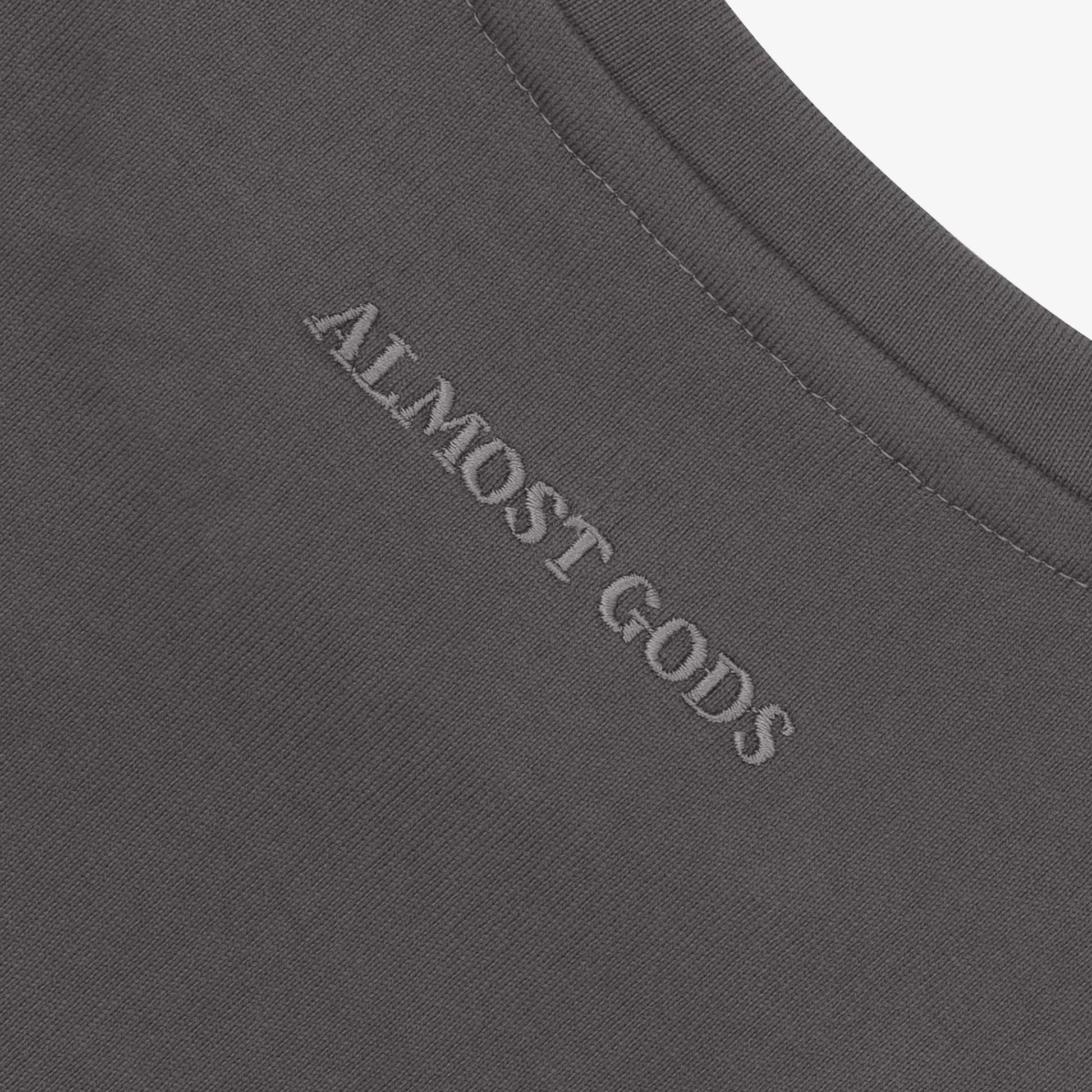 ALMOST GODS | ALPHA CROSS TEE IN DIP { DYE GREY