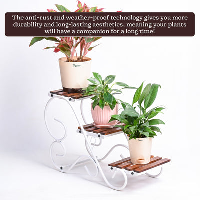 Garden Harmony Triple -Tier Plant Stand