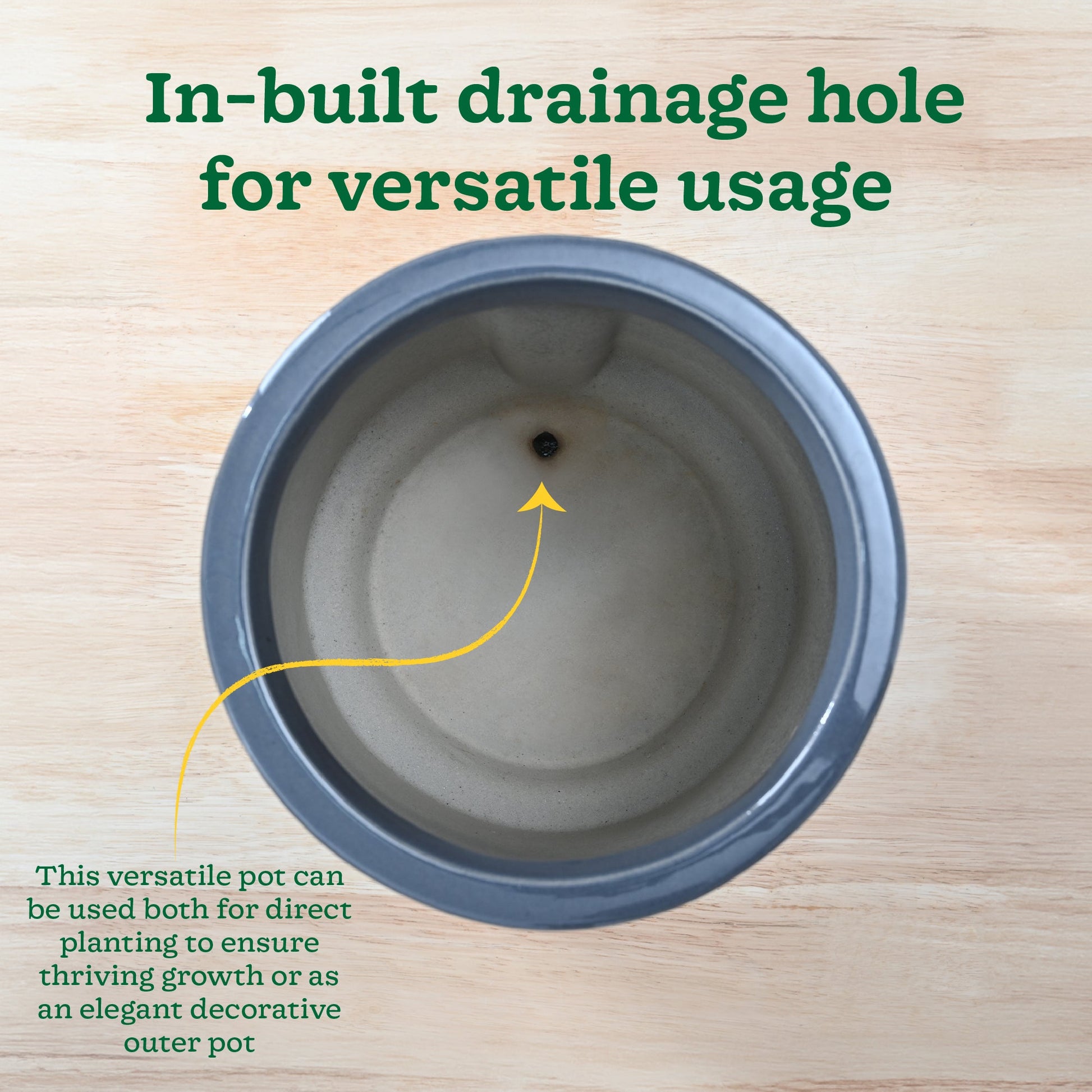 Moonlight Drama Ceramic Planter