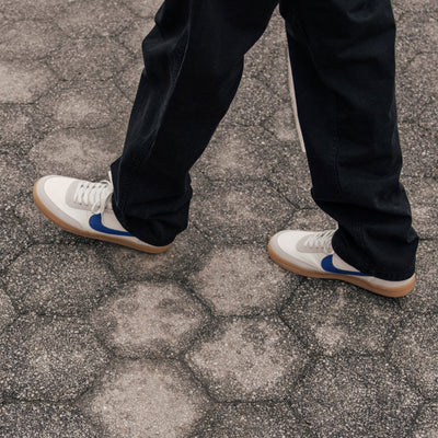 Nike | KILLSHOT 2 LEATHER  { SAIL/HYPER BLUE-GUM YELLOW