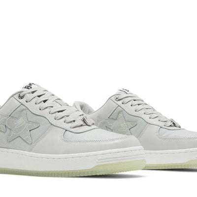 A Bathing Ape Bape Sta Text Code Camo Grey