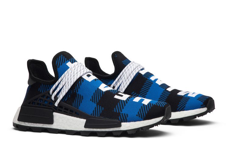 adidas NMD Hu Pharrell x BBC Blue Plaid