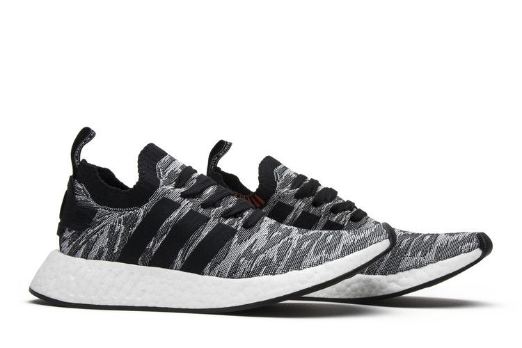 adidas NMD R2 Black White Future Harvest