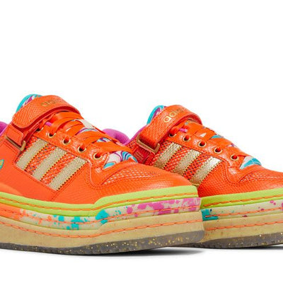 adidas Forum Lo Triple Platform Impact Orange Gold Metallic Semi Solar Orange (Women's)