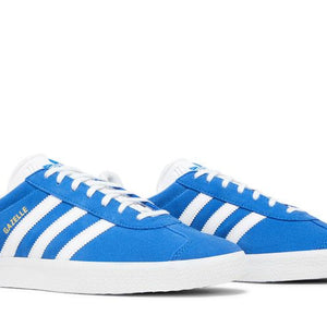 adidas Gazelle Blue Cloud White Gold Metallic