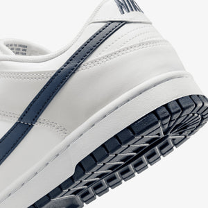 NIKE | DUNK LOW RETRO { SUMMIT WHITE/MIDNIGHT NAVY-PLATINUM TINT