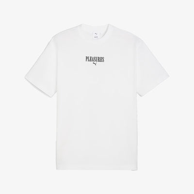 Puma | x PLEASURES GRAPHIC TEE  { WHITE