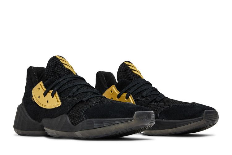 adidas Harden Vol. 4 Core Black Gold Metallic