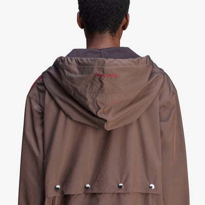 ADIDAS ORIGINALS | WALES BONNER ANORAK { NIGHT BROWN