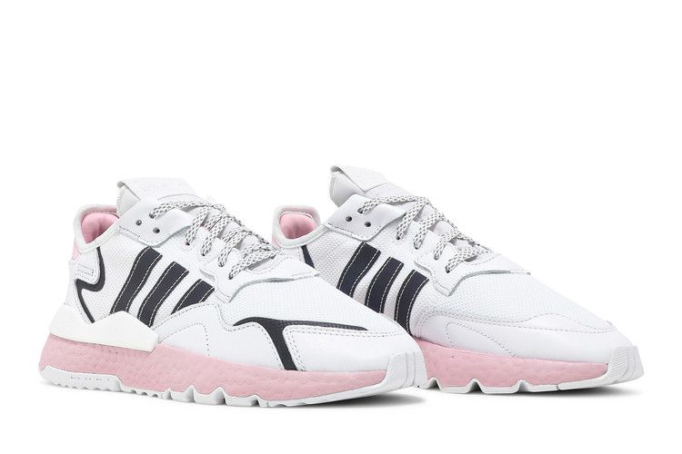 adidas Nite Jogger Cloud White True Pink (Women's)