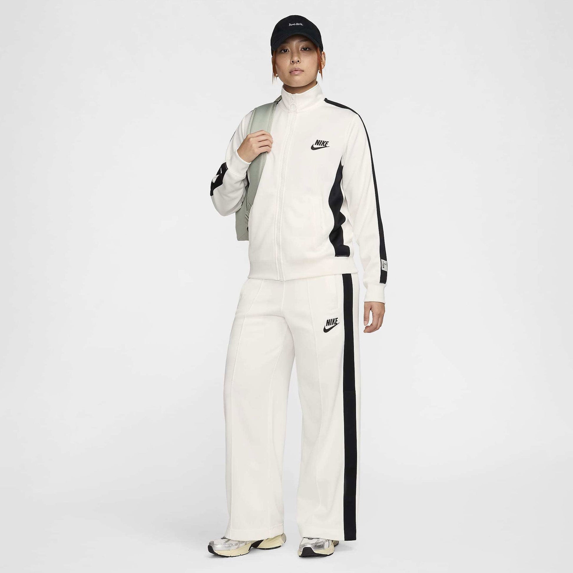 Nike | SPORTSWEAR KNIT PANTS  { SAIL/BLACK/BLACK
