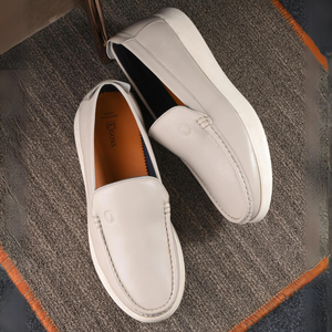Egoss Gold Slip-On Sneakers For Men