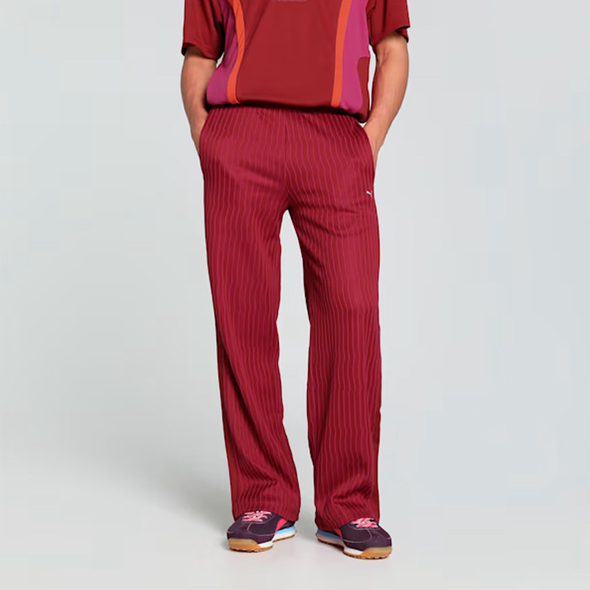 PUMA | PLAYERS LANE T7 PANTS { RED