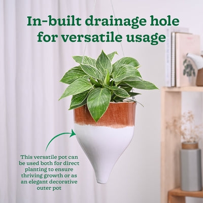 Ceramic Hanging Pot Cosmic Stone