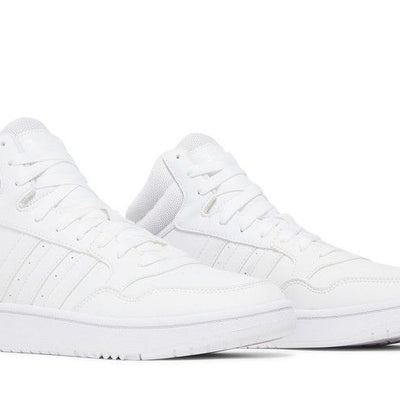 adidas Hoops 3.0 Mid Classic Cloud White Dash Grey (Women's)