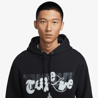 NIKE | JA MORANT JA CLUB FLEECE { BLACK/LIGHT SILVER