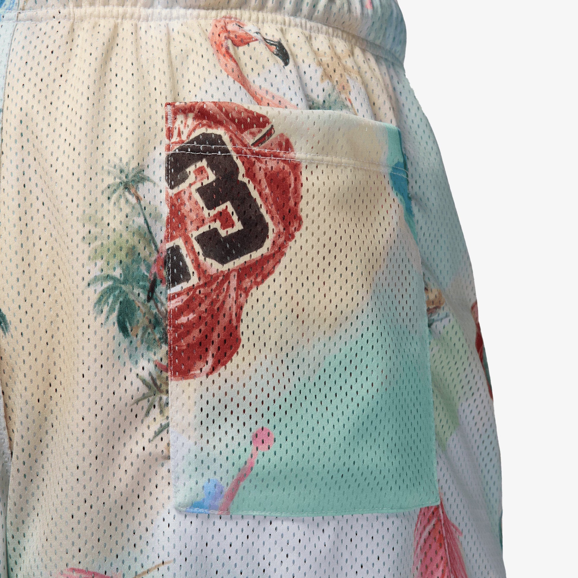 JORDAN | JORDAN ESSENTIALS PRINTED MESH SHORTS { SAIL/GLACIER BLUE