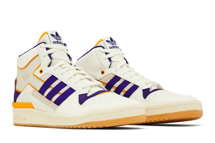 adidas Forum Exhibit Mid Inside Out White Purple Gold
