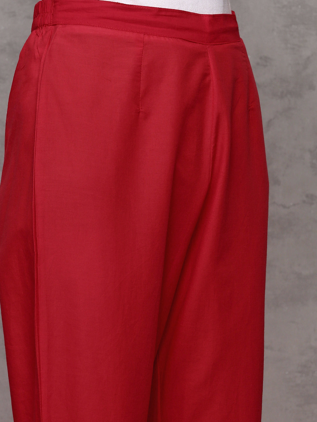 Floral Embroidered Regular Kurta with Trousers & Dupatta