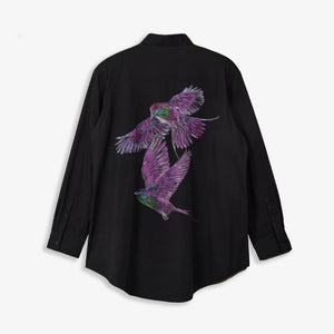 Y-3 | GRAPHIC SHIRT { BLACK