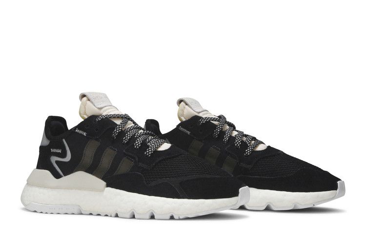 adidas Nite Jogger Core Black Raw White (Women's)