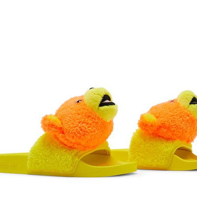 adidas JS Adilette Jeremy Scott Teddy Yellow