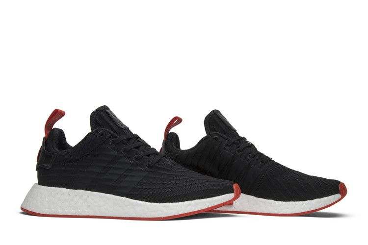 adidas NMD R2 Core Black Red Two Toned