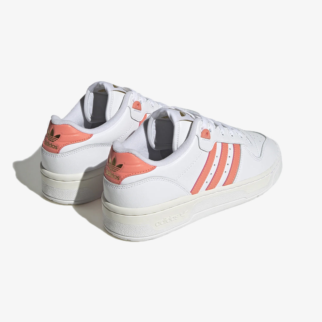 Adidas Originals | RIVALRY LOW  { WHITE/GOLD METALLIC