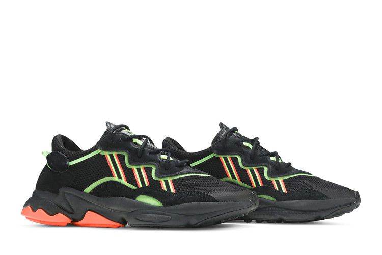 adidas Ozweego Black Orange Green