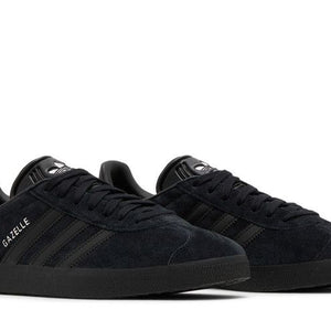 adidas Gazelle All Black Silver Metallic