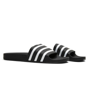 adidas Adilette Slides Black White