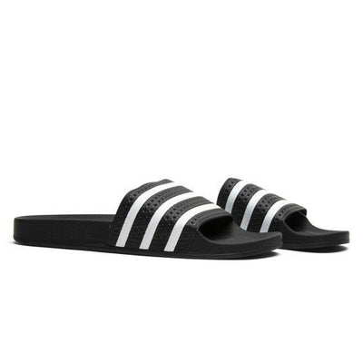 adidas Adilette Slides Black White