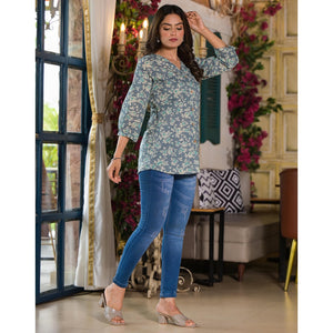 grey-floral-printed-pure-cotton-top