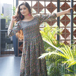 grey-floral-printed-pure-cotton-maxi-dress