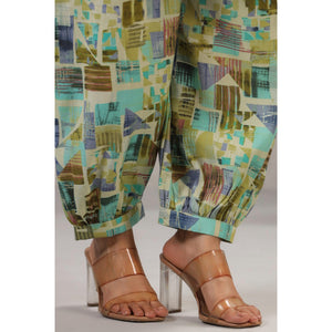 green-geometric-printed-muslin-co-ord-set