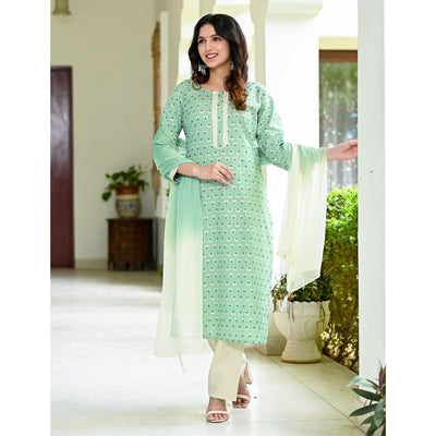 green-floral-foil-printed-pure-cotton-suit