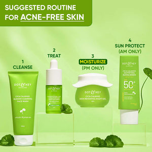 Cica & Niacinamide Night Gel for Oily & Acne Prone Skin