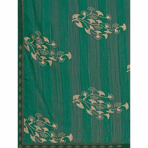 green-foil-printed-chiffon-saree-with-lace-border