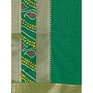 green-solid-vichitra-silk-saree-143341