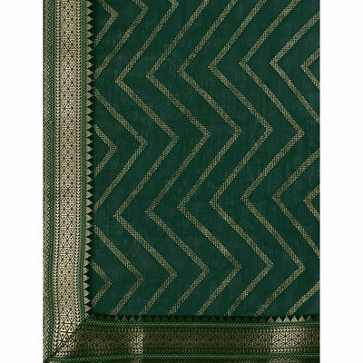 green-foil-printed-chiffon-saree-with-lace-border-4