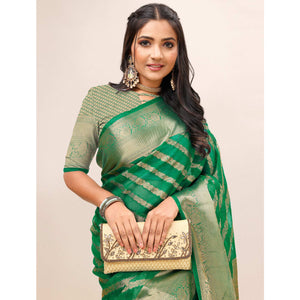 green-woven-organza-saree-with-tassels-20