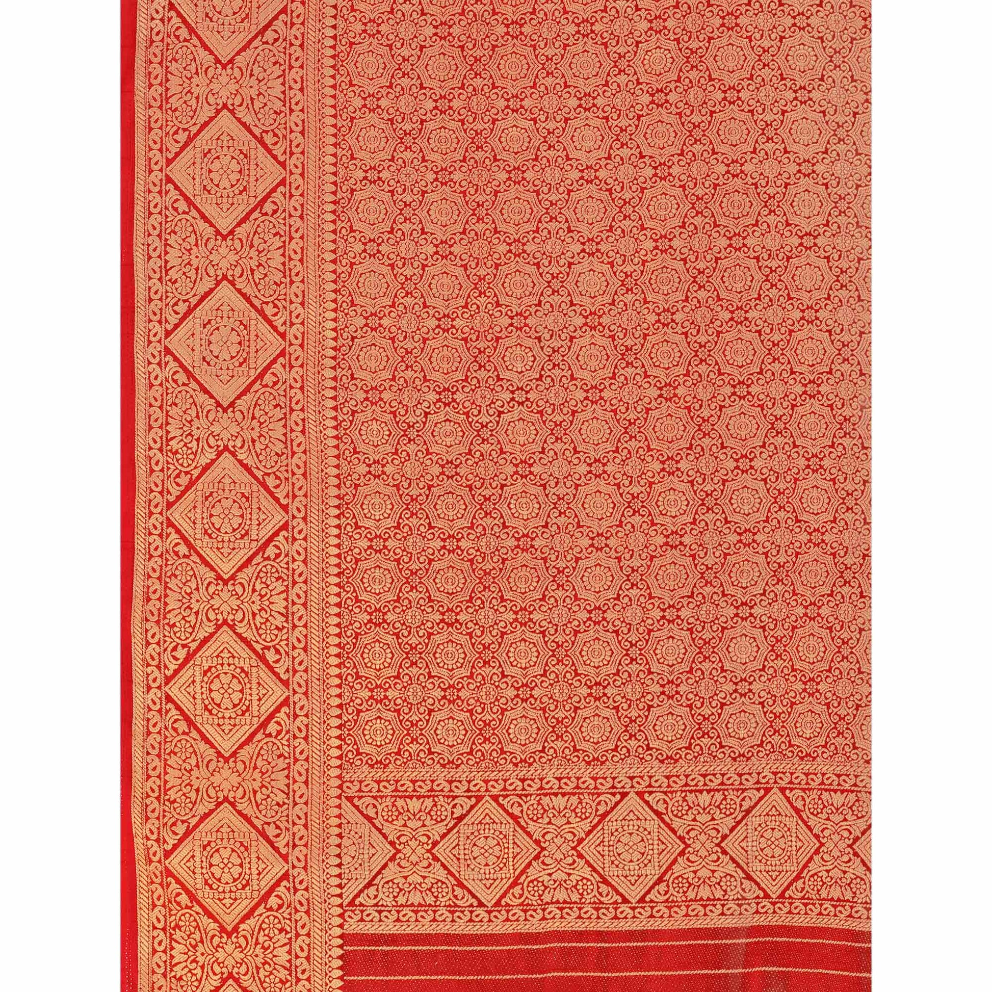 Blue Woven Dola Silk Saree