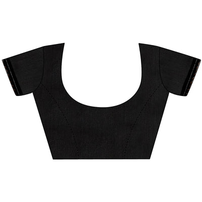 Brown Digital Printed Lycra Saree With Lace Border