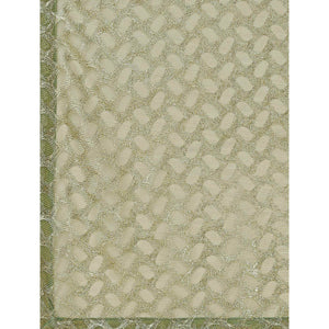 Light Green Foil Printed Lycra Saree