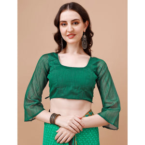 green-floral-printed-georgette-saree-14